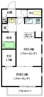 ヘーベルメゾン高円寺【2階】の間取り