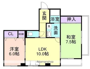 バァウハウス【5階】の間取り