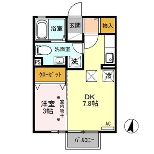 セジュールグランモア A棟【1階】の間取り