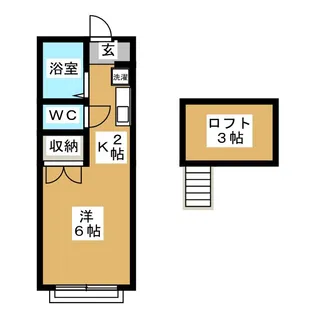 Y’s蟹江【2階】の間取り