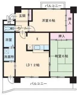 ル・レーブ貴船【2階】の間取り