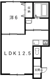 Muguete(ムゲーテ)【1階】の間取り