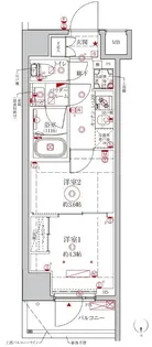 クレイシアIDZ王子フォレストヒルズ【1階】の間取り