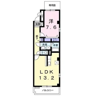 カーサスカイ IV【1階】の間取り