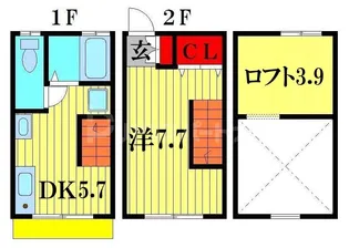 ティロ・フィナーレ松戸Bの間取り
