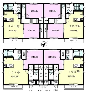 TーHOUSE【1階】の間取り