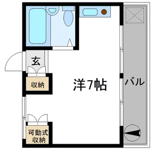 ウェステール大島【1階】の間取り
