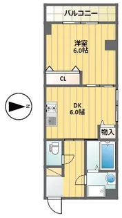 ボナール本町【1階】の間取り