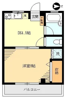 ユニックマンション皿沼【3階】の間取り