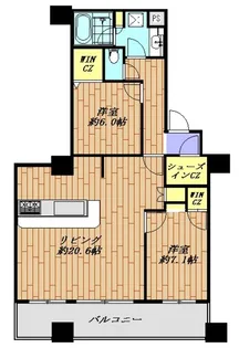 エアライズタワー【29階】の間取り