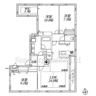 Maison SP 自由が丘【2階】の間取り