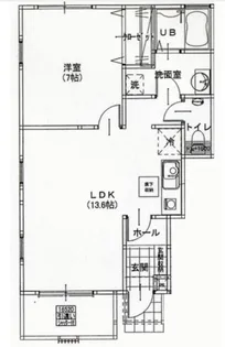 カーサ弐番館【1階】の間取り