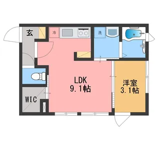 プリメーロ本町【2階】の間取り