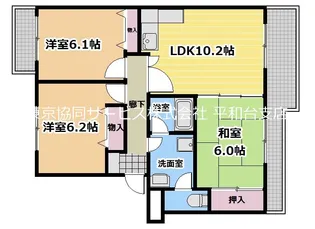 ヴァンベール光が丘II【2階】の間取り