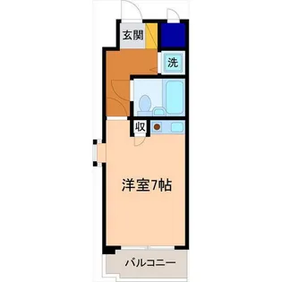 朝日プラザ松任ステーションサイド【6階】の間取り