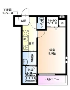 フジパレス百舌鳥駅南I番館【2階】の間取り