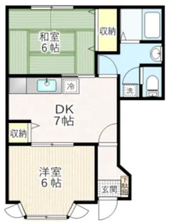 ゼルコヴァ【2階】の間取り