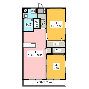 フォルトゥーナ【1階】の間取り