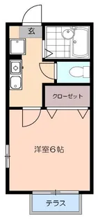 ハイツモナリエ【1階】の間取り