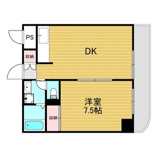 レクシア新大阪【8階】の間取り