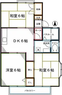 セジュールオザキ【1階】の間取り