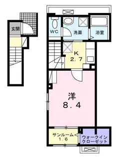 ブリューム1【2階】の間取り