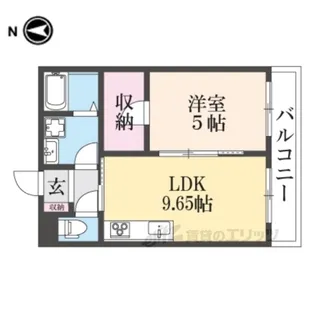 グリーンカーサ1【2階】の間取り