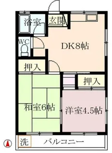 第1まことマンション【3階】の間取り