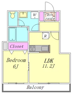 コモーダ大森南【2階】の間取り