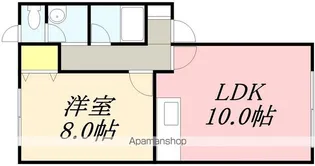 レジェーロ藤【2階】の間取り
