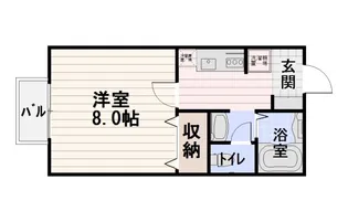 PIA欅 B棟【2階】の間取り