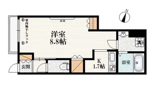 ラ メゾン エスポワール【1階】の間取り