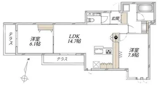 L’s Plus 豊玉南【1階】の間取り