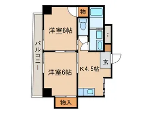 センチュリ-マンション【4階】の間取り