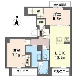 ベルフォーレ II【2階】の間取り