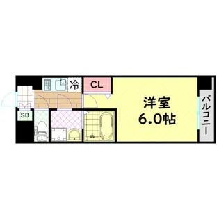 ファーストフィオーレグランフォート【8階】の間取り