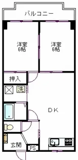 聖ビル【2階】の間取り