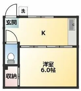 本田マンション1号棟【3階】の間取り