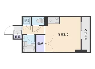 セントラルパレス【4階】の間取り