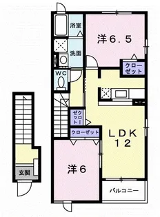 フィオーレM【2階】の間取り