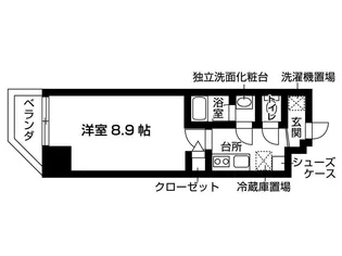 新百合グリーンビル【2階】の間取り