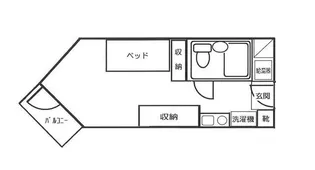 コスモヒルハウス C棟【3階】の間取り
