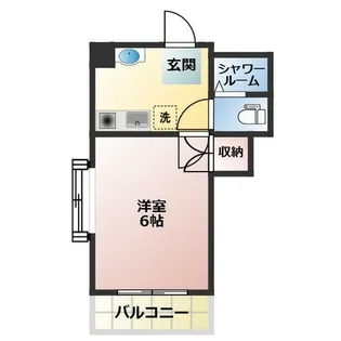 第二ハイツ桐原【2階】の間取り