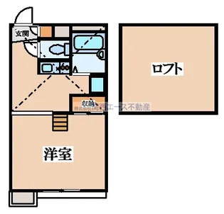 レオパレスFUKONO弐番館【1階】の間取り