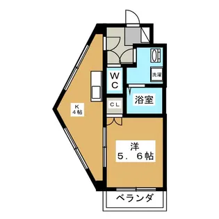 リヴレーヌ根岸【3階】の間取り