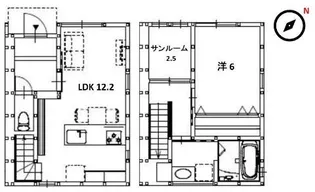 グランメゾンクレスト多治米VI【2階】の間取り