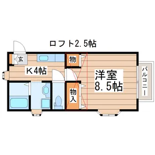 グラン598【2階】の間取り