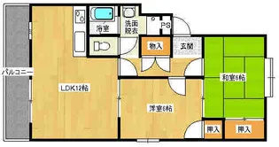 ニューハイツ【2階】の間取り