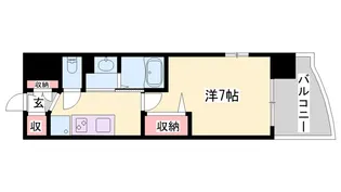 Luxe姫路【14階】の間取り