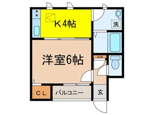 オレンジハウスI【1階】の間取り